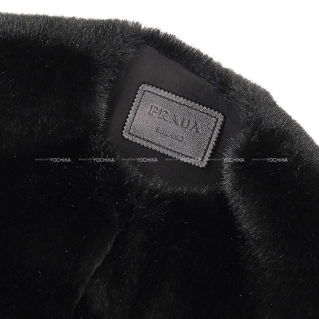 PRADA プラダ ノーカラージャケット レディース アスペン 黒 (ブラック