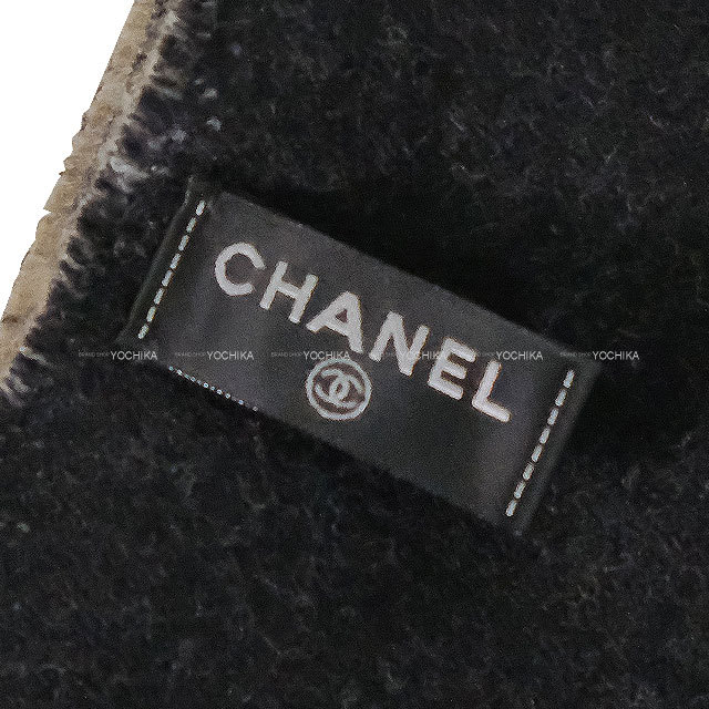 CHANEL シャネル ストール 大判 ロゴ 2パターン ココマーク バイカラー