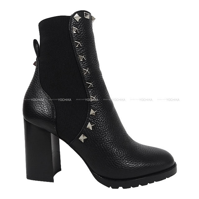 VALENTINO ヴァレンティノ ブーツ アンクル スタッズ 黒 (ブラック