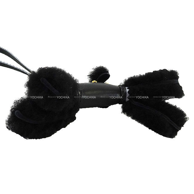 HERMES エルメス バッグチャーム バディ 犬 スタッズ 首輪付 首輪付き