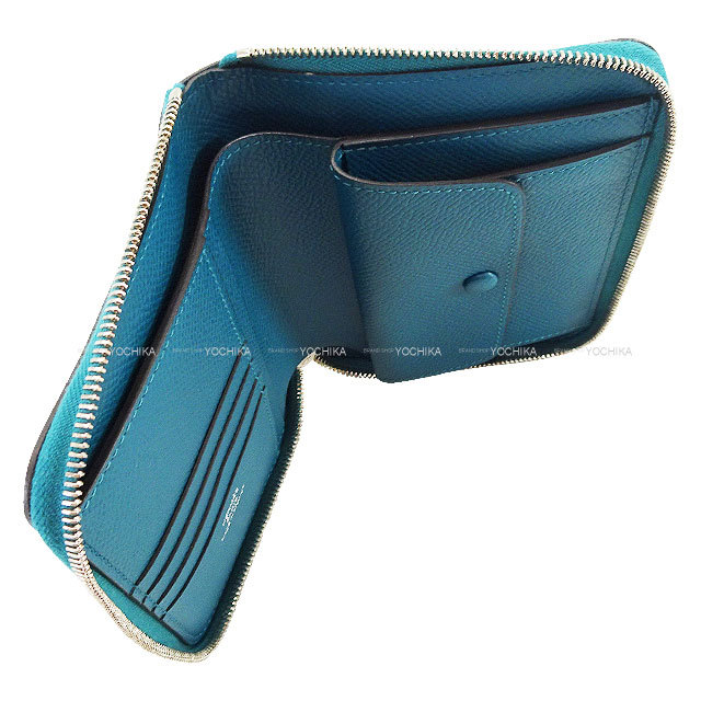 HERMES エルメス 二つ折り財布 アザップ ヴェルティカル ヴェールボス