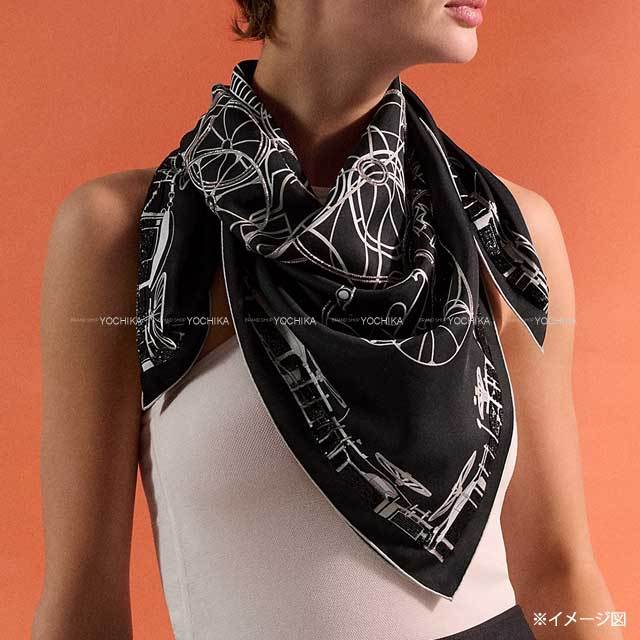 HERMES エルメス スカーフ カレ90 プレシュー コンプリケーション