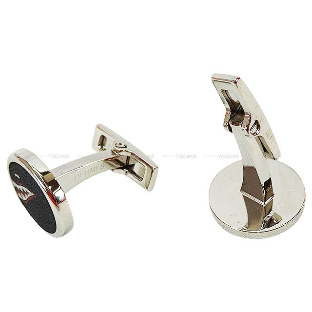 HERMES エルメス カフス シャーク 黒 (ブラック) メタル/スイフト