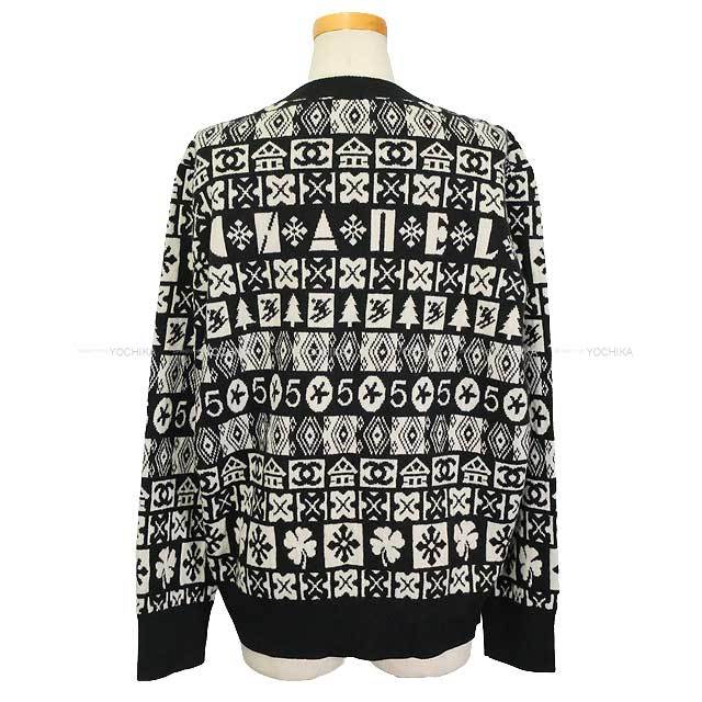シャネル　ニットセーター CCロゴブローチ付き シャネル ニットセーター CCロゴブローチ付き ロゴニット CHANEL