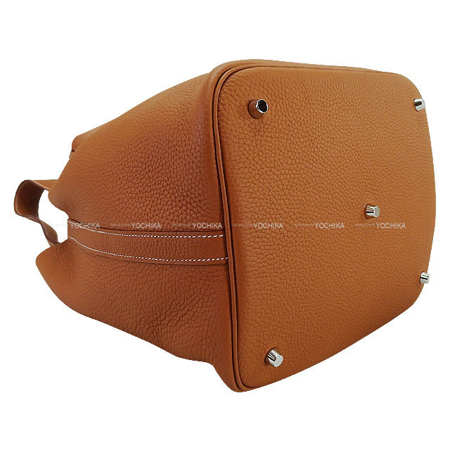 HERMES エルメス ハンドバッグ ピコタンロック 26 GM ゴールド