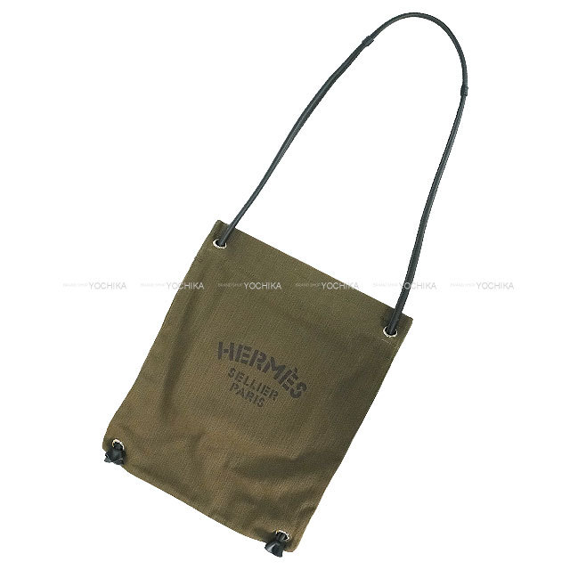 HERMES エルメス リュック・デイパック アリーヌ バックパック カーキ