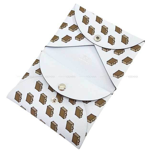 HERMES エルメス カードケース カルヴィ デュオ valises トランク柄