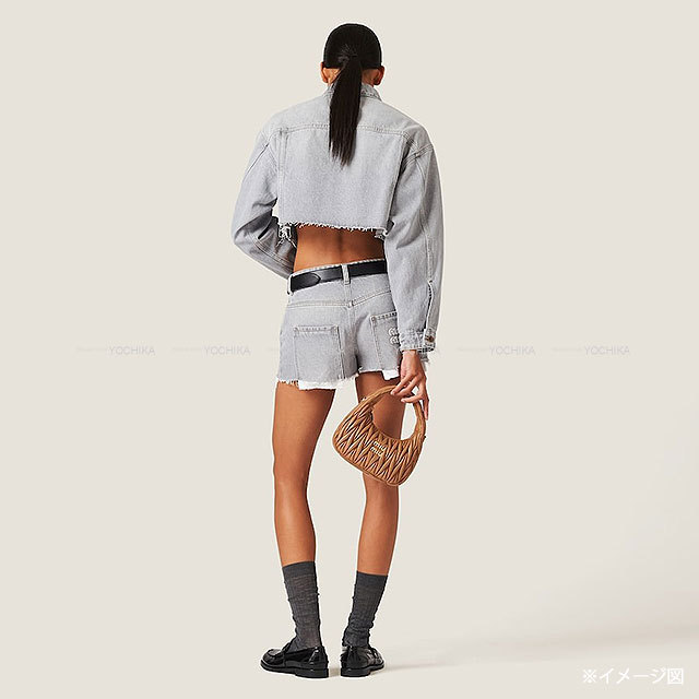 2023年秋冬 Miu Miu ミュウミュウ デニムジャケット ブルゾン