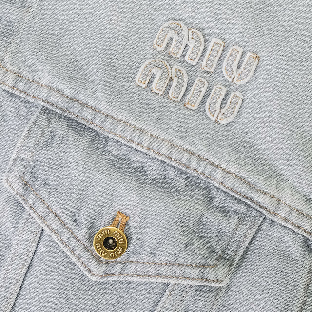 2023年秋冬 Miu Miu ミュウミュウ デニムジャケット ブルゾン