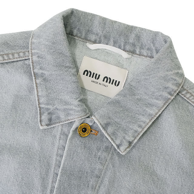 2023年秋冬 Miu Miu ミュウミュウ デニムジャケット ブルゾン