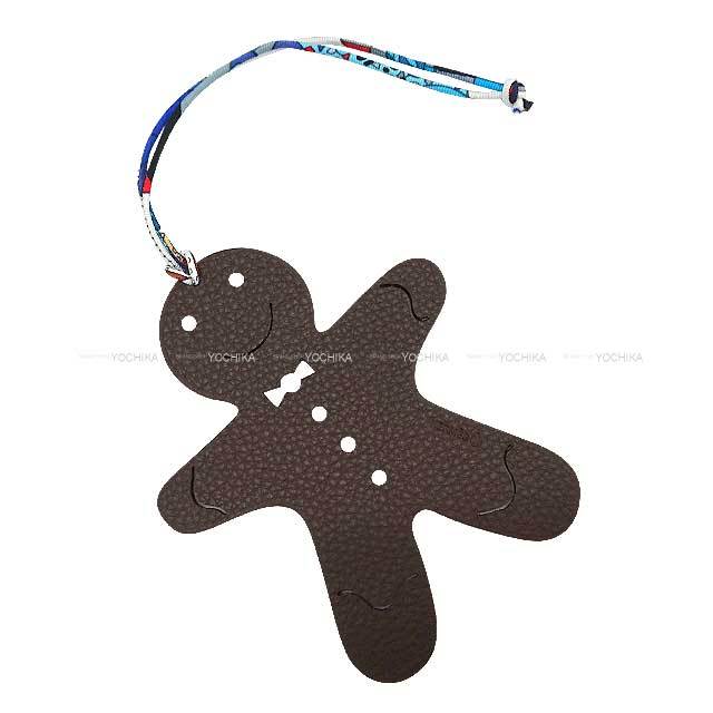 【SHIO】エルメス プティアッシュ ジンジャーブレッドマン チャーム HERMES エルメス バッグチャーム プティアッシュ ジンジャーブレッド