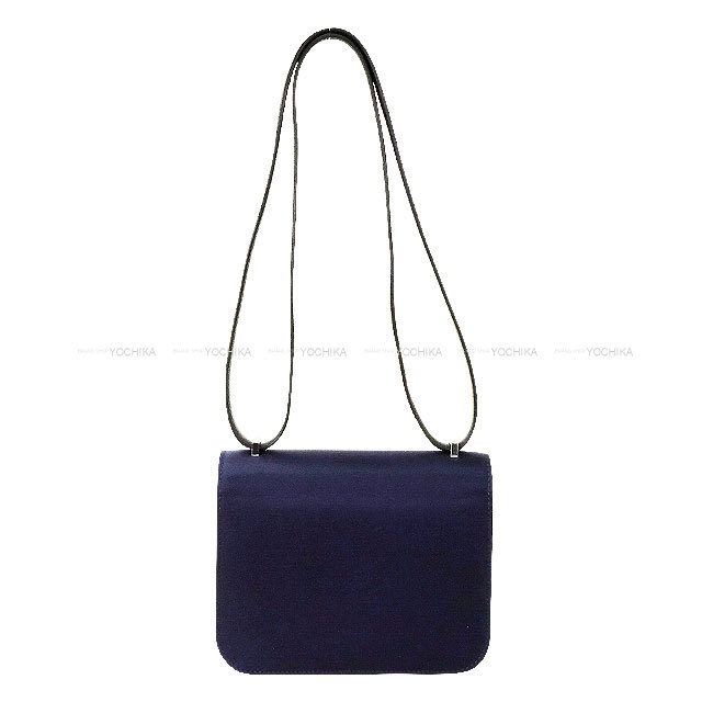 エルメス HERMES コンスタンス3 ミニ18 コンスタンス 3 ミニ 18 バッグ ショルダーバッグ エプソン ブルーブリュム Bluebrume ブルー Blue 青 シルバー金具 ヴォーエプソン エルメス コンスタンスミニ 18 ブルータイ エプソン シルバー金具 K