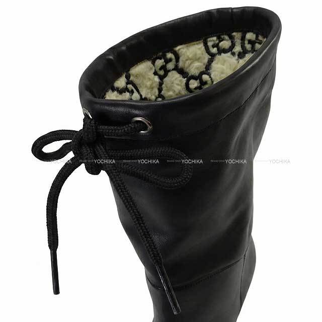 新品未使用 箱付き GUCCI グッチ GG ニット ショートブーツ GUCCI（グッチ） ショートブーツ 750538 17K00 レディース ロゴ