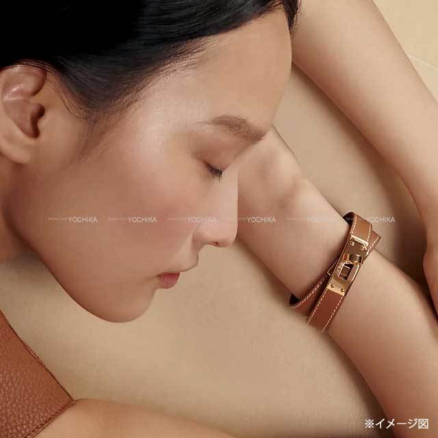 エルメスブレスレット ケリー ドゥブルトゥール ゴールド エルメス ブレスレット ”ケリードゥブルトゥール” シェーヌダンクル