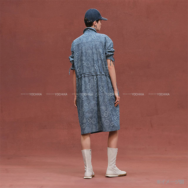 HERMES エルメス ワンピース ドレス シャツ コート キャンディ