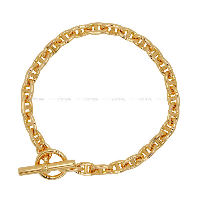 【新品】超希少★エルメス シェーヌダンクル TPM ブレスレット 26コマ HERMES エルメス ブレスレット シェーヌダンクル TPM 26コマ K18ピンク