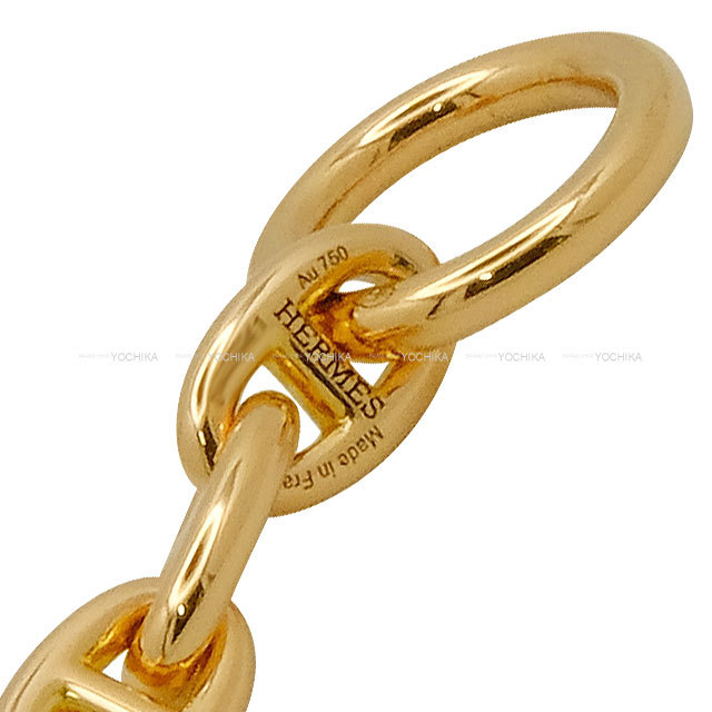 HERMES エルメス ブレスレット シェーヌダンクル TPM 26コマ K18ピンク