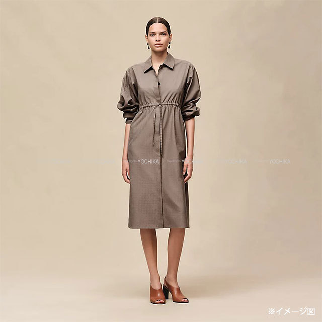 2026年春夏 HERMES エルメス ワンピース シャツドレス モザイク