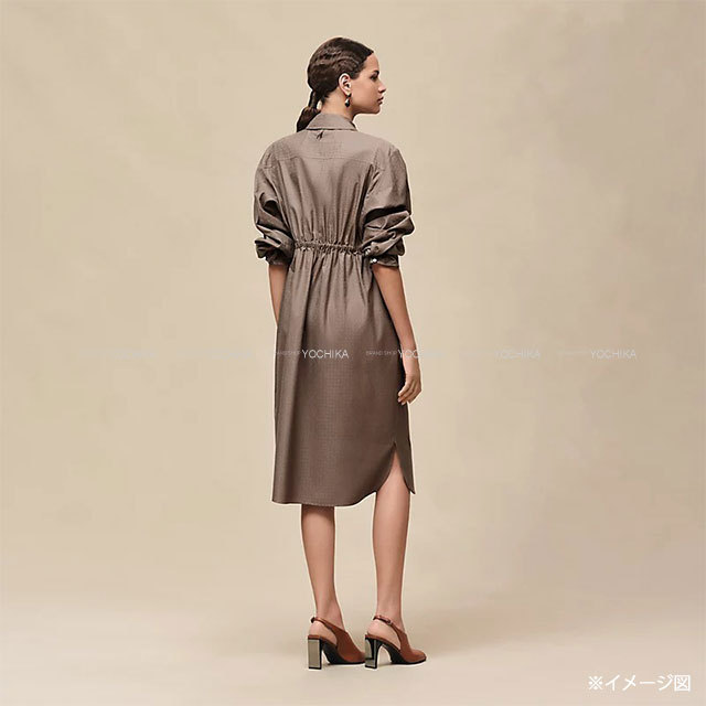 2026年春夏 HERMES エルメス ワンピース シャツドレス モザイク