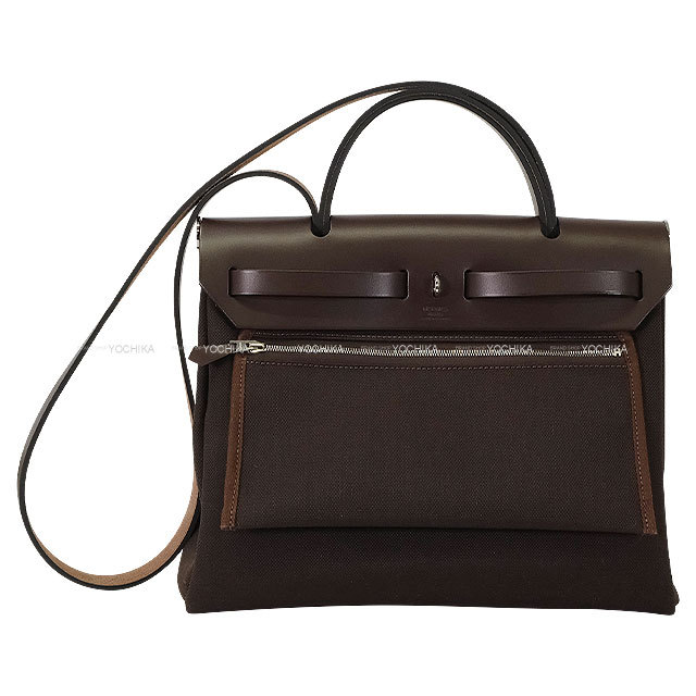 HERMES エルメス ショルダーバッグ エールバッグジップ 31 PM エベンヌ
