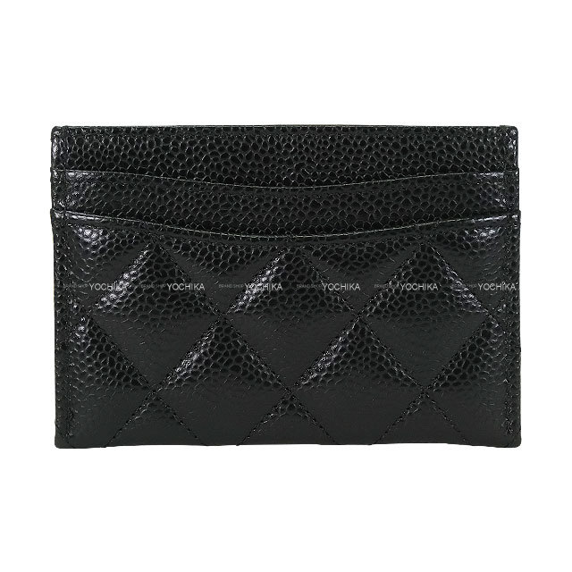 CHANEL シャネル カードケース クラシック マトラッセ ココマーク 黒