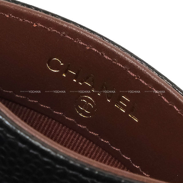 CHANEL シャネル カードケース クラシック マトラッセ ココマーク 黒