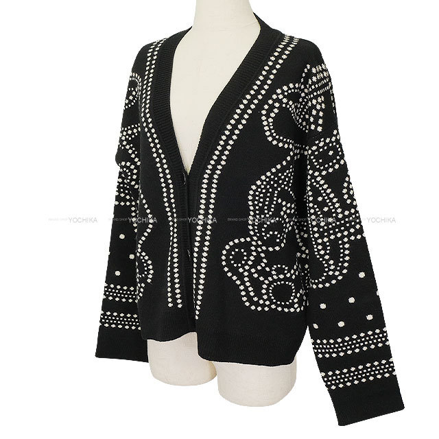 2023年春夏 HERMES エルメス カーディガン 長袖 ブリッドドゥガラ 刺繍