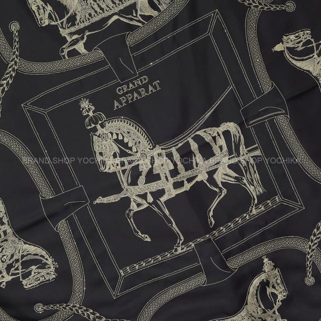 HERMES エルメス スカーフ カレ90 プレシュー グランアパラ ビジュー
