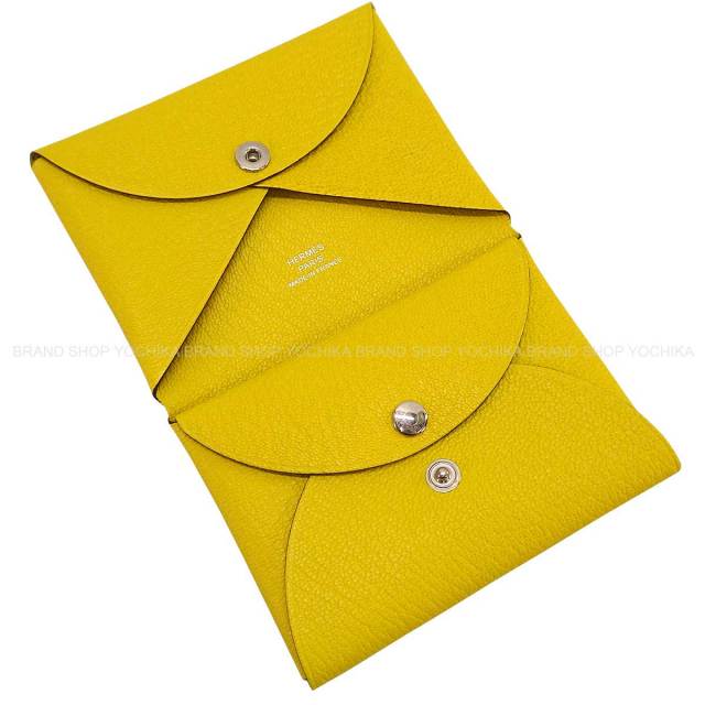 HERMES エルメス カードケース カルヴィ デュオ サン シェーブルミゾル