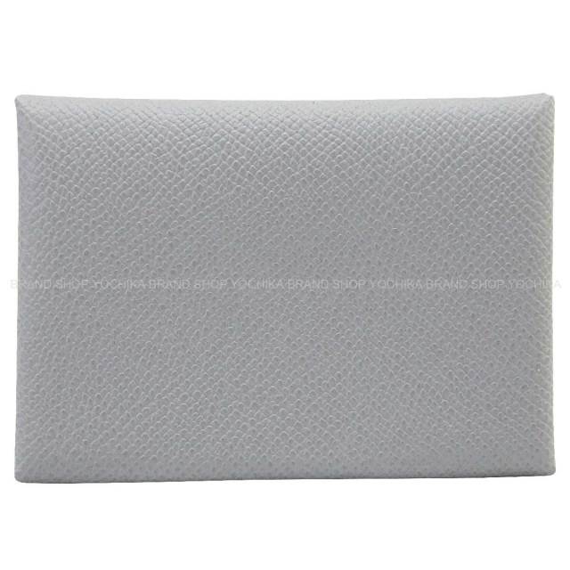 HERMES エルメス カードケース カルヴィ デュオ グリパンタン エプソン