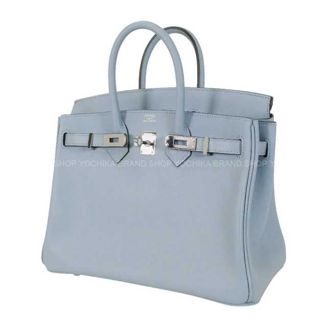 HERMES エルメス ハンドバッグ バーキン25 ブルーリン (ブルーラン