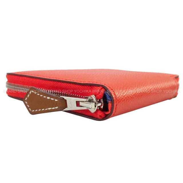 HERMES エルメス 二つ折り財布 アザップ シルクイン コンパクト デッラ