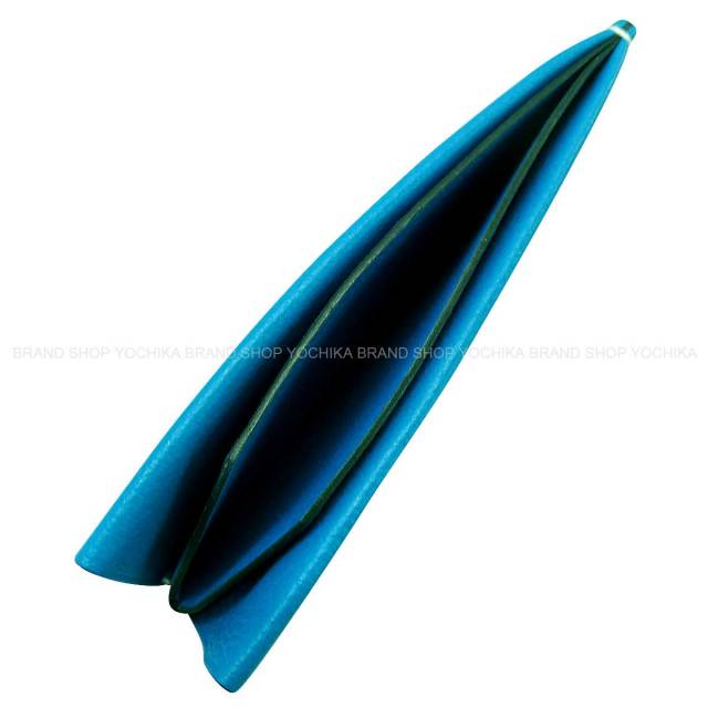 HERMES エルメス カードケース Hセリエ ブルーザンジバル エバーカラー