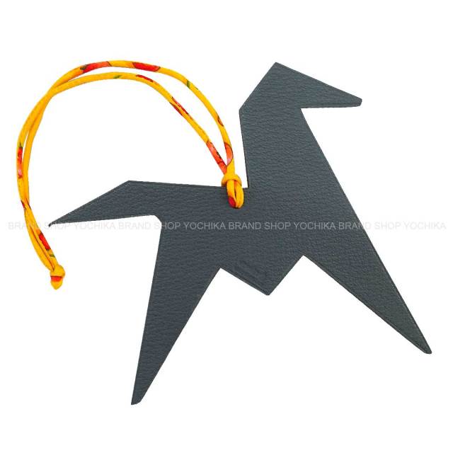 HERMES エルメス バッグチャーム プティアッシュ 馬 ホース オリガミ