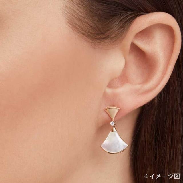 BVLGARI ブルガリ ピアス ディーヴァ ドリーム K18PG/マザーオブパール BVLGARI ブルガリ ピアス ディーヴァ ドリーム K18PG/マザーオブパール