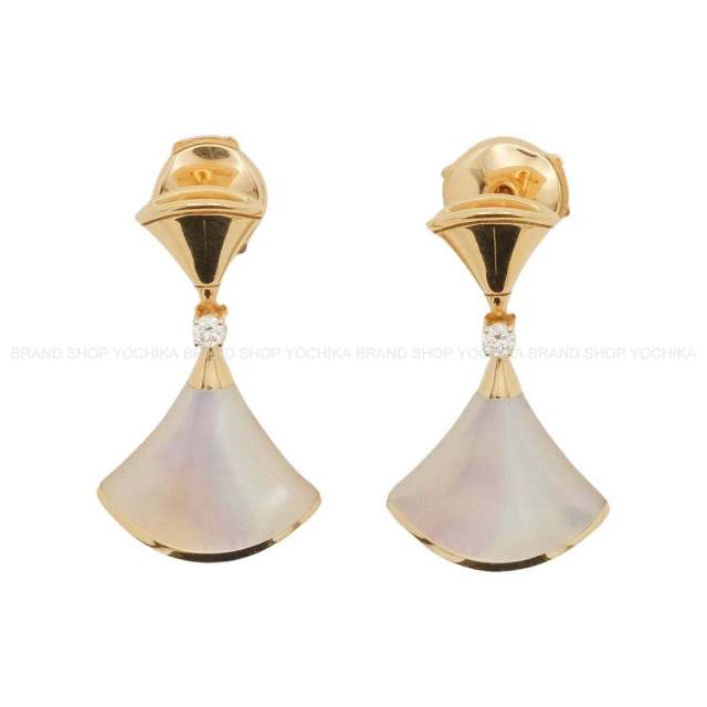 BVLGARI ブルガリ ピアス ディーヴァ ドリーム K18PG/マザーオブパール