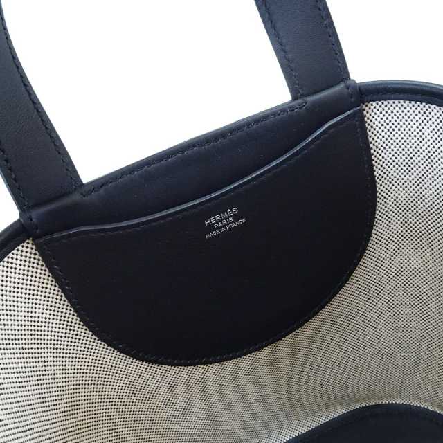 渋谷並木橋店】HERMES エルメス ハンドバッグ インザループ18 黒