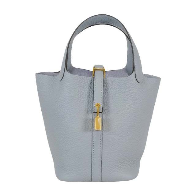 HERMES エルメス ハンドバッグ ピコタンロック 18 PM グリパンタン