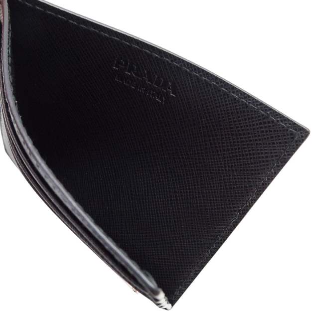 PRADA プラダ カードケース トライアングル 黒 (ブラック