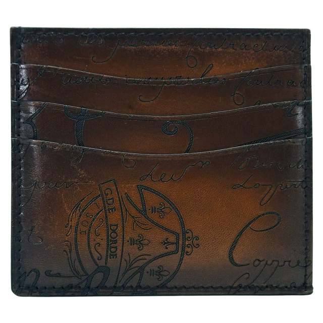 Berluti ベルルッティ カードケース バンブー6CC カリグラフィー
