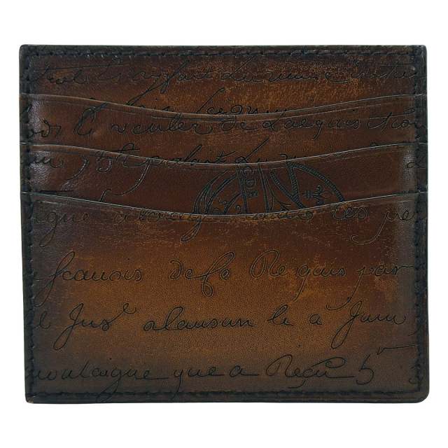 Berluti ベルルッティ カードケース バンブー6CC カリグラフィー