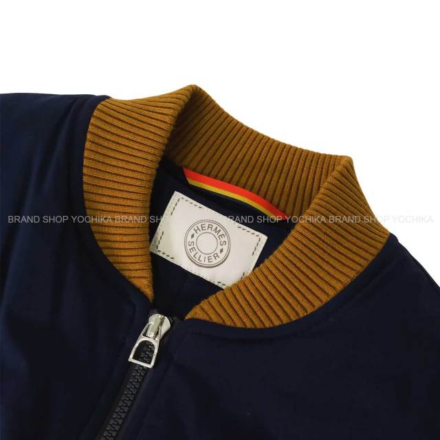 渋谷並木橋店】HERMES エルメス ベスト ジレ トロッティング ネイビー