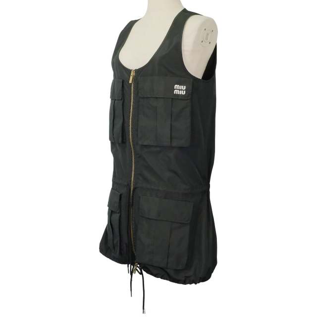 Miu Miu ミュウミュウ ワンピース ミニ ドレス テクニカルファブリック