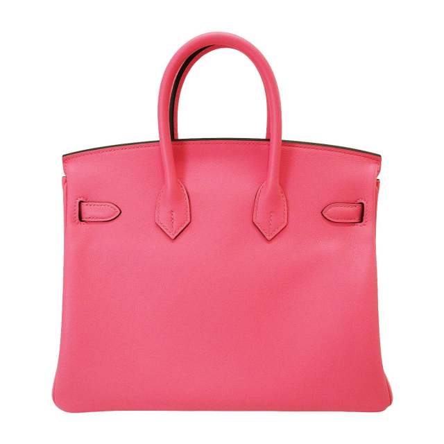 HERMES エルメス ハンドバッグ バーキン25 ローズアザレ スイフト