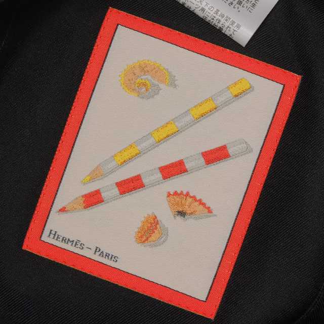 HERMES エルメス ハット カルヴィ ミラノジャージー 黒 (ブラック