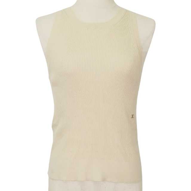 2026年春夏 CHANEL シャネル ニット タンクトップ ココマーク ベージュ