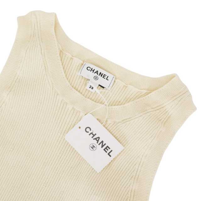 2026年春夏 CHANEL シャネル ニット タンクトップ ココマーク ベージュ