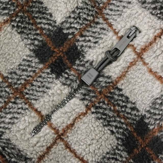 Miu Miu ミュウミュウ トップス ジッパージャケット テディ チェック柄
