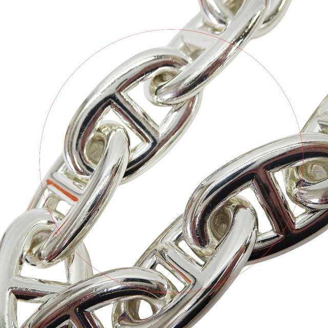 渋谷並木橋店】HERMES エルメス ブレスレット シェーヌダンクル TGM 10