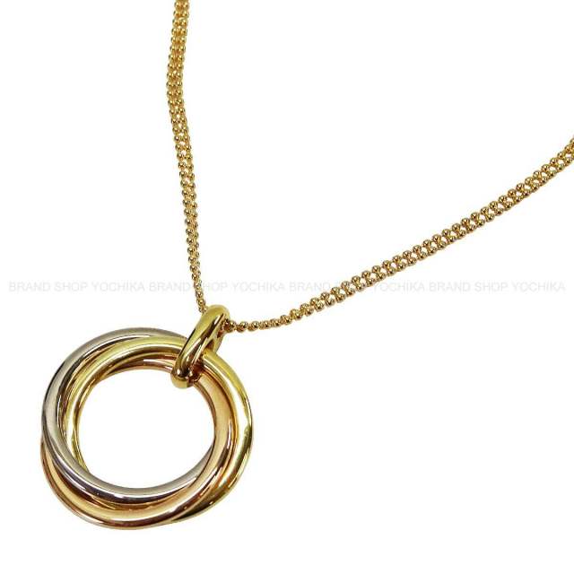 CARTIER カルティエ ネックレス トリニティ ペンダント K18/K18WG